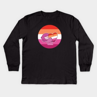 Lesbian Kids Long Sleeve T-Shirt